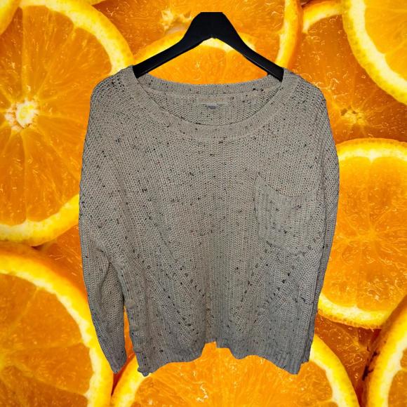 Love By Design Sweaters - Love By Design White with Colorful Dots Scoop Neck Sweater Size‎ Medium